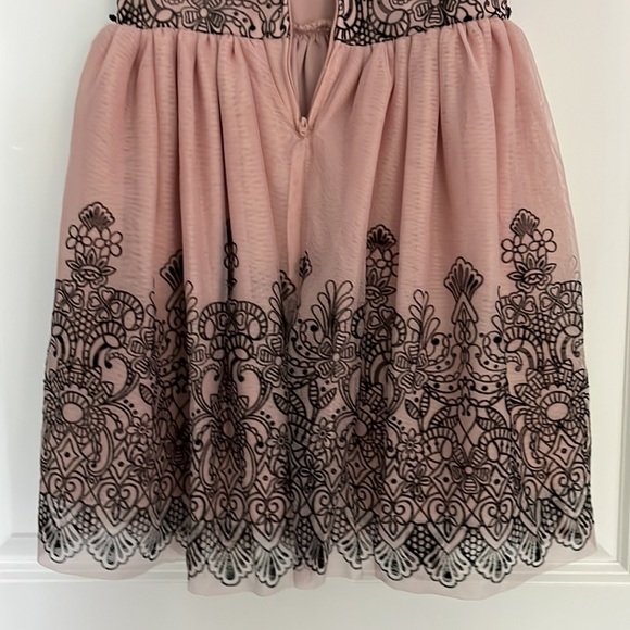 PINK & BLACK FORMALDRESS CHILDRENS PLACE SZ.6/8 - Picture 6 of 7
